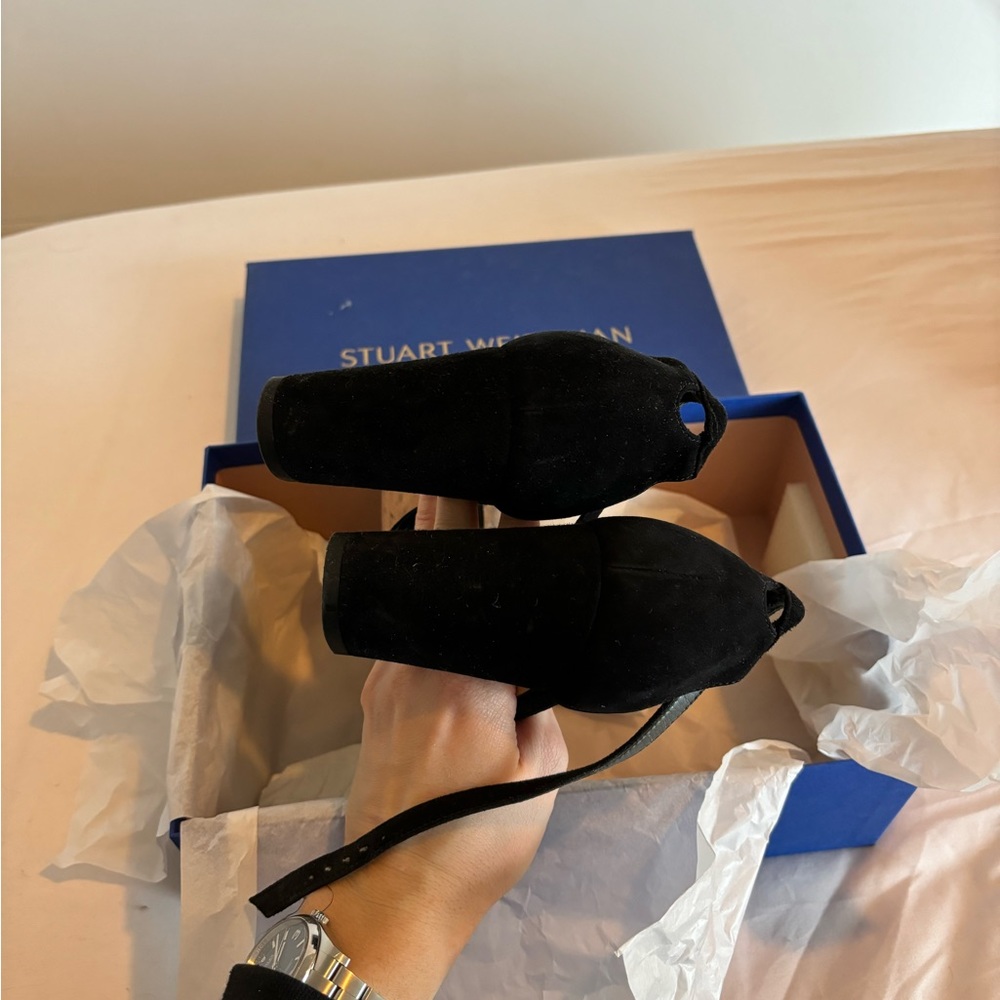 STUART WEITZMAN NUDISTONG HEELS - Picture 6 of 8
